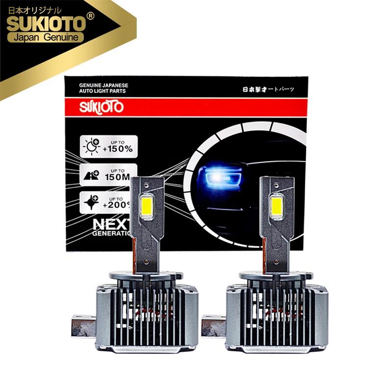 SUKIOTO  D1S Canbus ڵ LED Ʈ, 110W 40000LM D2S LED Ʈ, D3S LED Canbus ŰƮ, D4S ڵ ,  , 2 